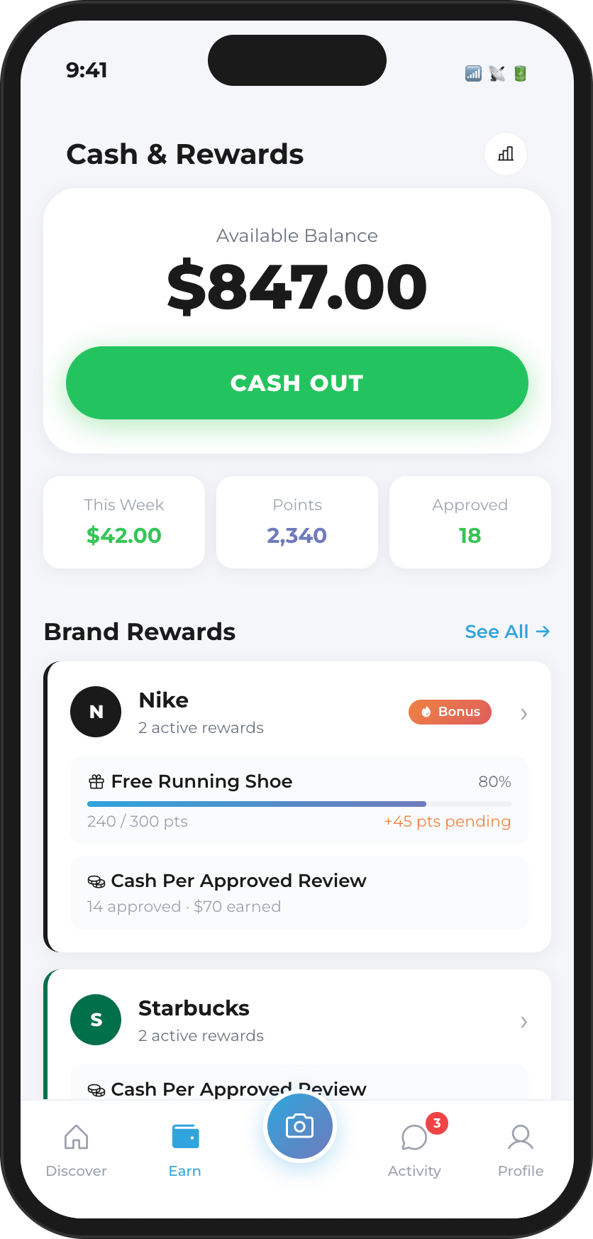 KUP App — Get Paid